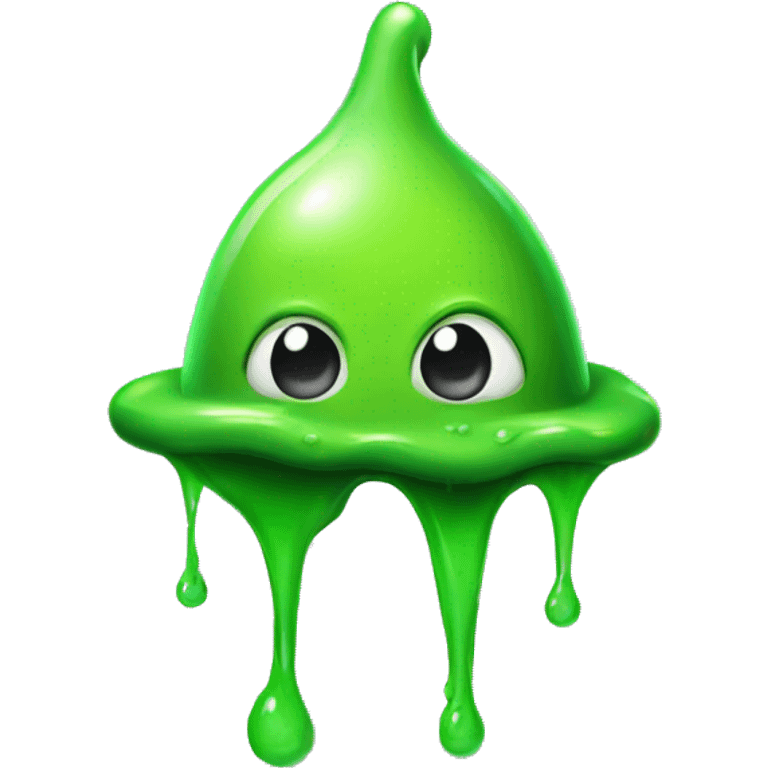 Green Slime Drip emoji