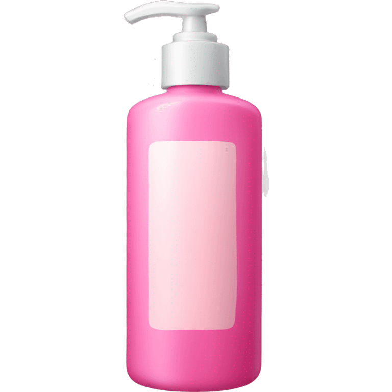 Bottle of pink lotion emoji