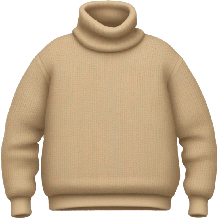 Cozy Pullover beige Autimn emoji