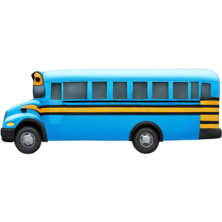 blue school bus 4 doorz emoji