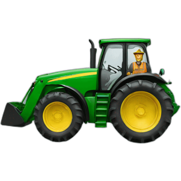 Tractor man emoji