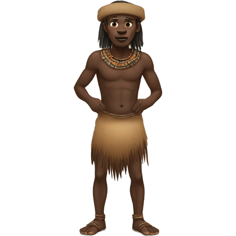 African tribesman  emoji