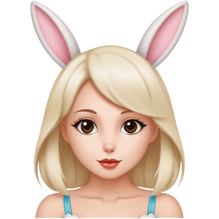 Coquette bunny emoji