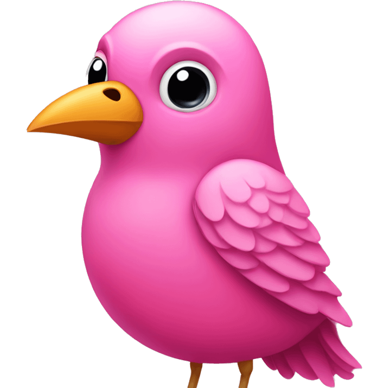 pink bird emoji