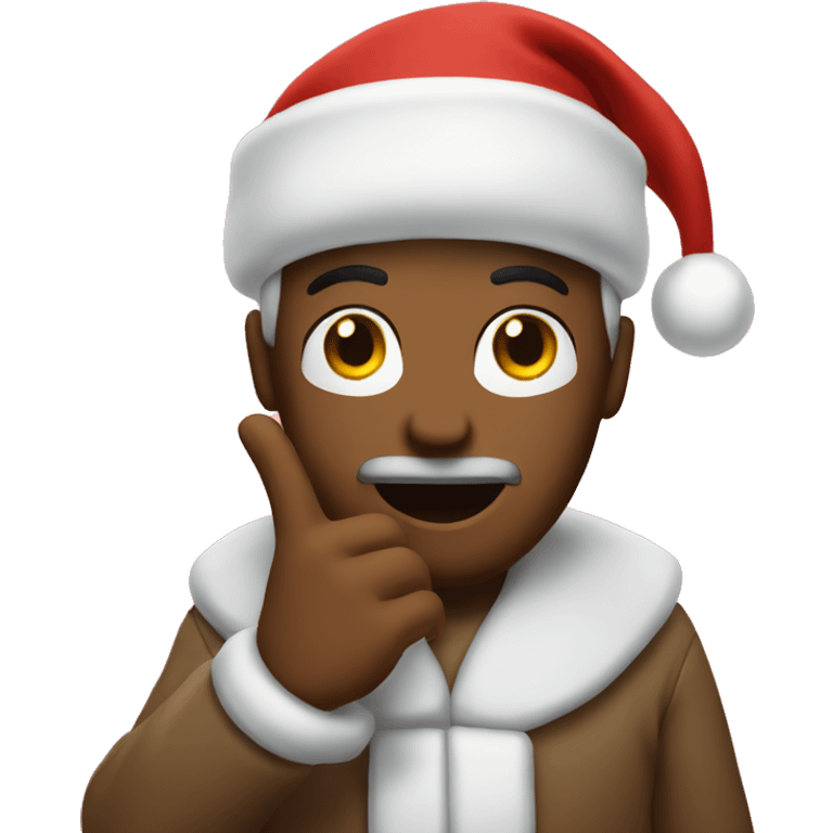 Christmas fingers crossed  emoji