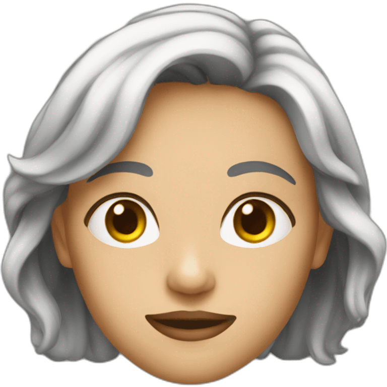 une femme emoji