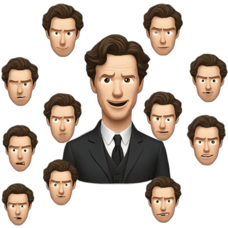 benedict cumberbatch crazy emoji