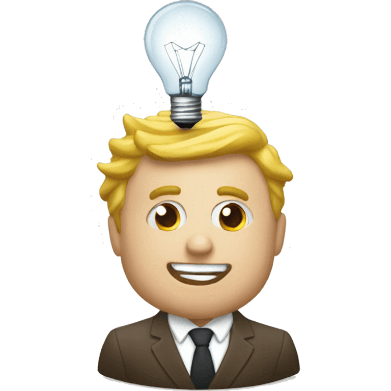 brillant idea, bulb, braining, genius  emoji