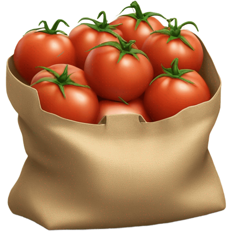 bag of tomatoes singing  emoji