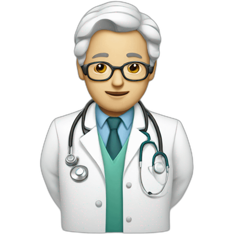 doctor computer emoji