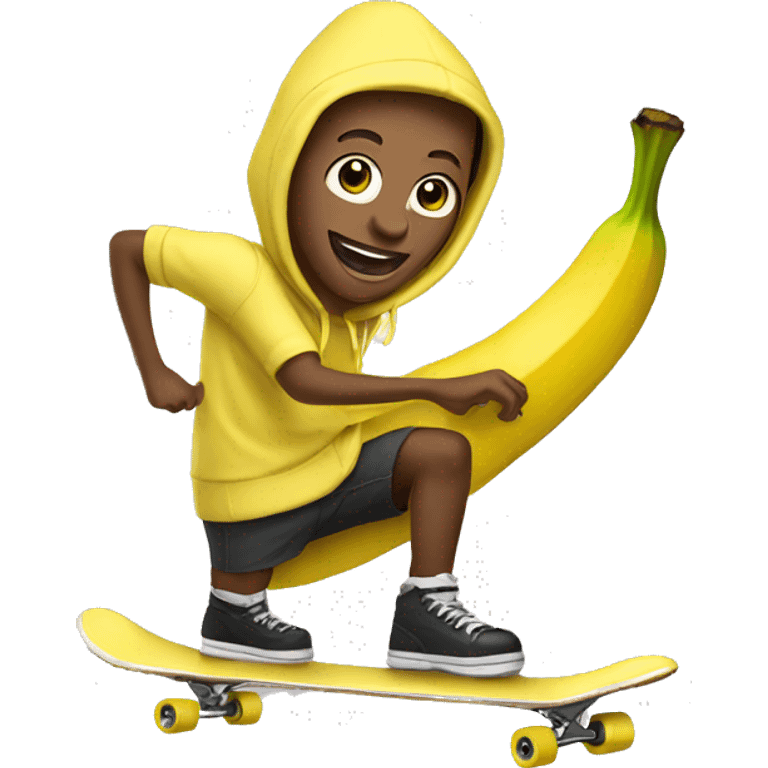 banana skater emoji