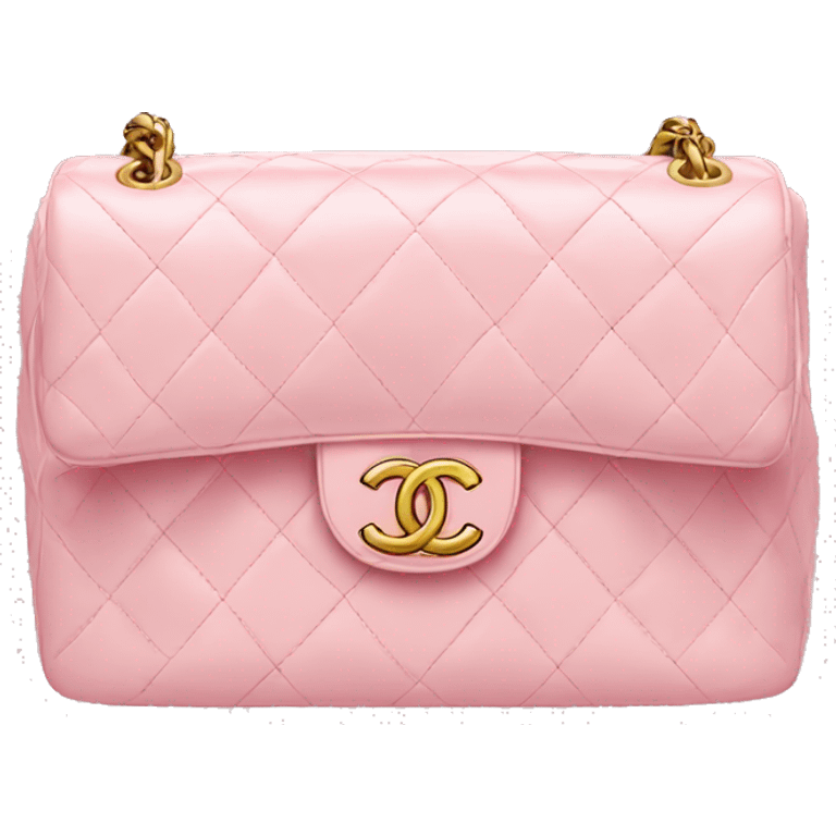 Light pink Chanel bag emoji