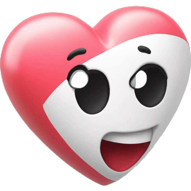 3d heart emoji tilted 25 e emoji