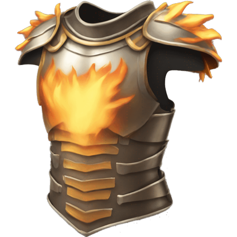 flaming torso armor emoji