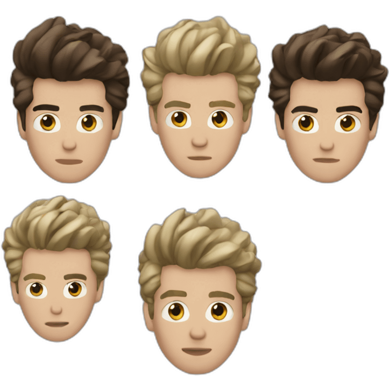 One direction head emoji