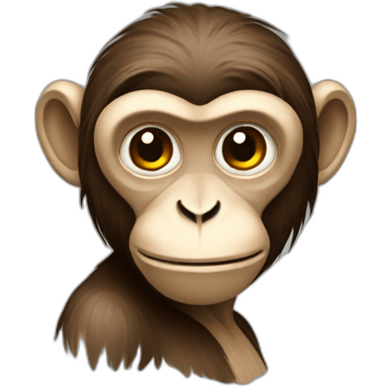 stylised monkey emoji