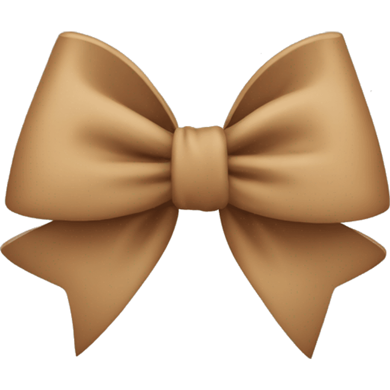 Light brown bow emoji