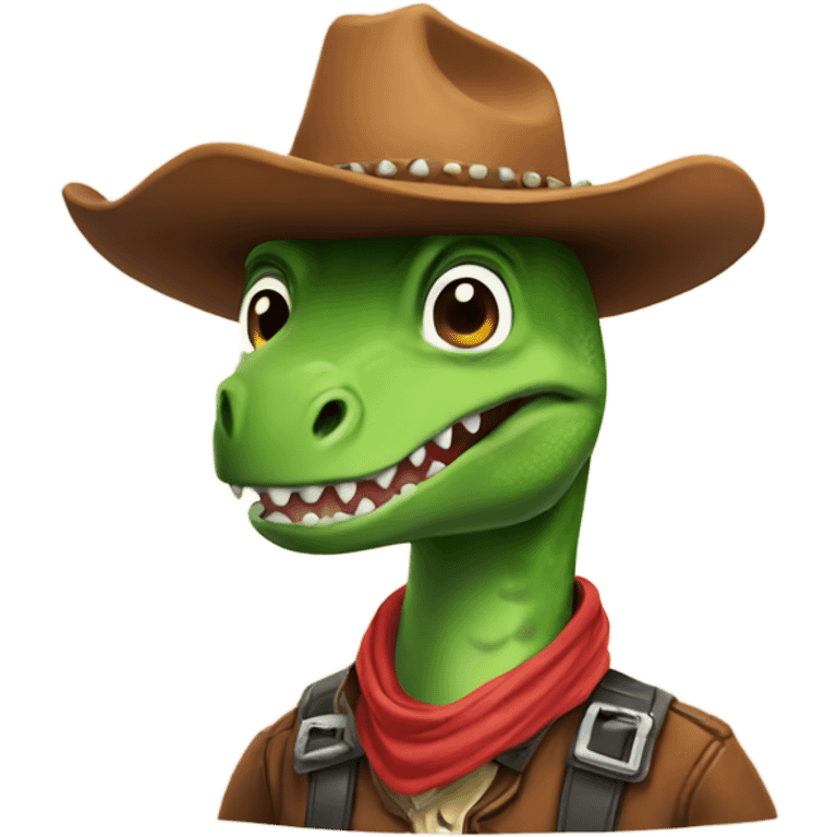 cowboy dinosaur  emoji