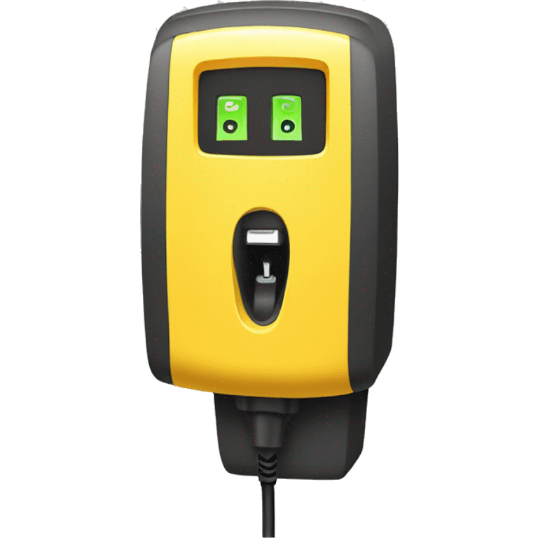 yellow ev charger emoji