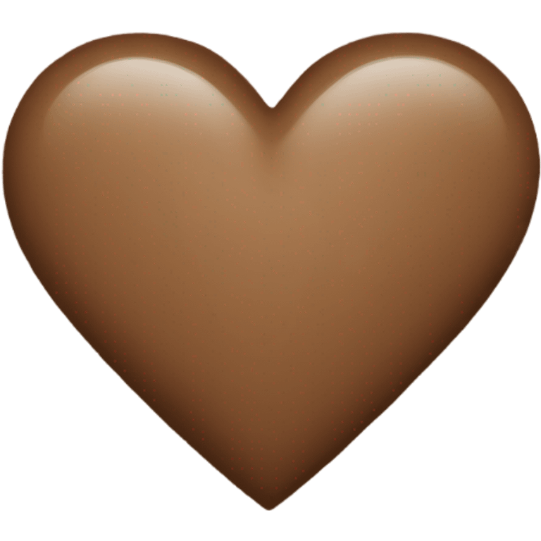 little brown heart emoji