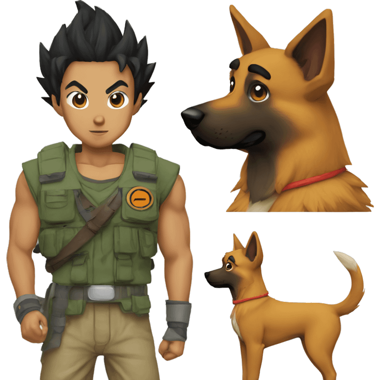 Son goku malinois  emoji