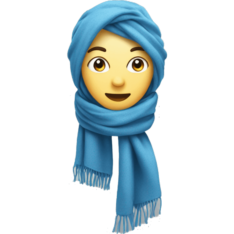 scarf blue emoji