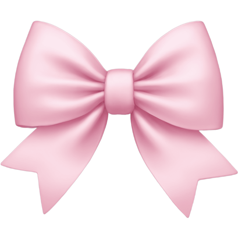 light pink bow emoji