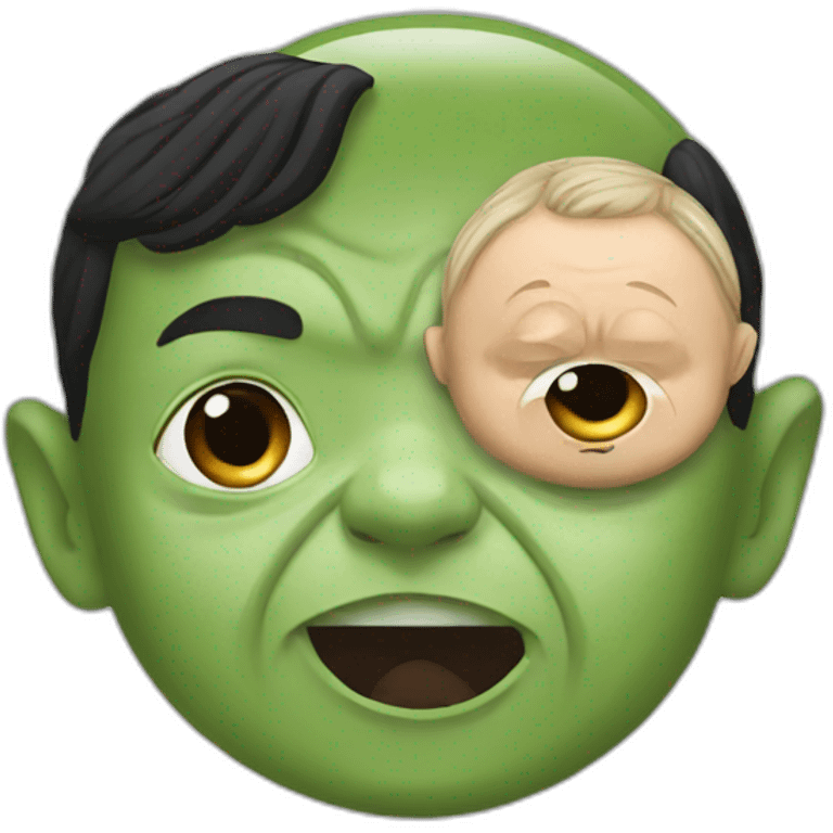 Hitler and baby yoda emoji