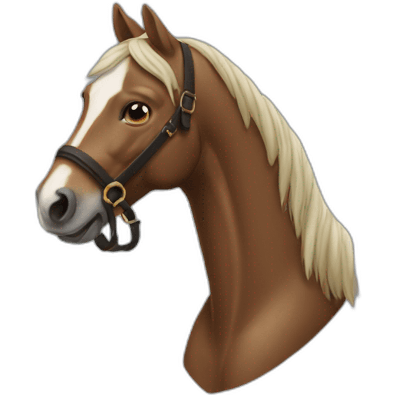 Cheval qui se cabre emoji