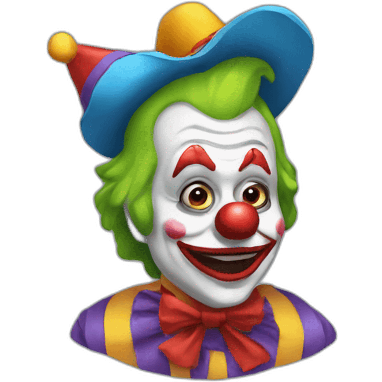 clown-flippant emoji