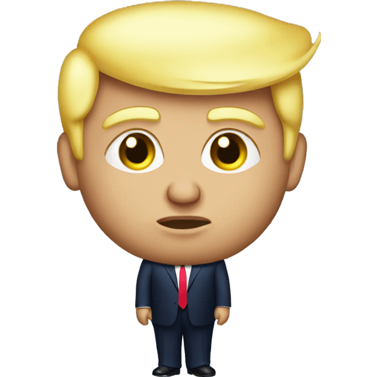 Trump with a baby bump  emoji