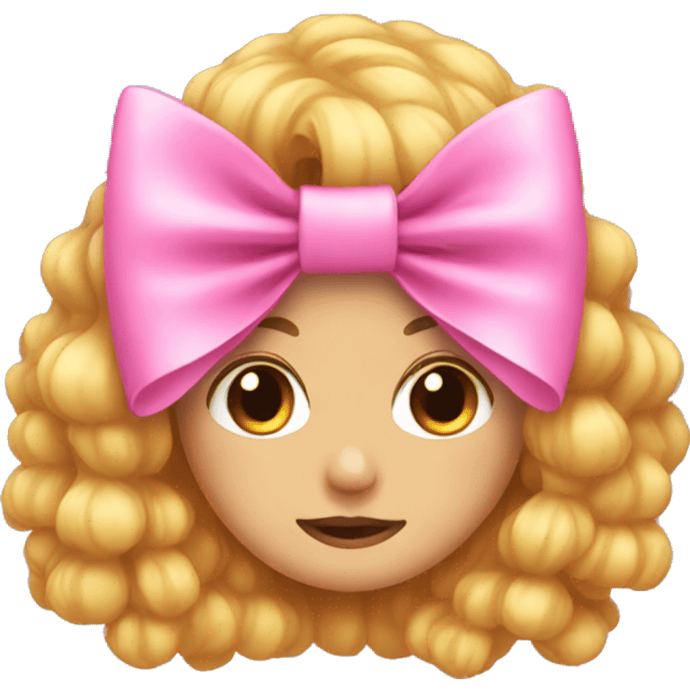 pink bow emoji