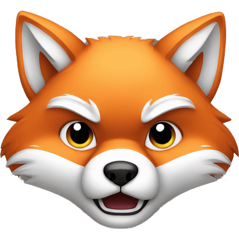 FURIOUS FROWNY FOX emoji