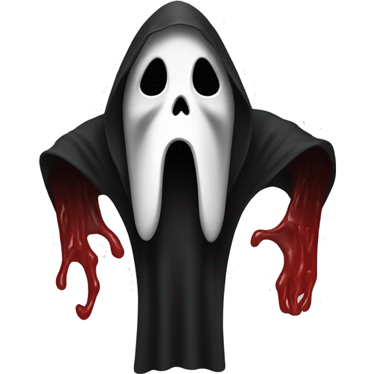 Ghostface from the movie scream emoji