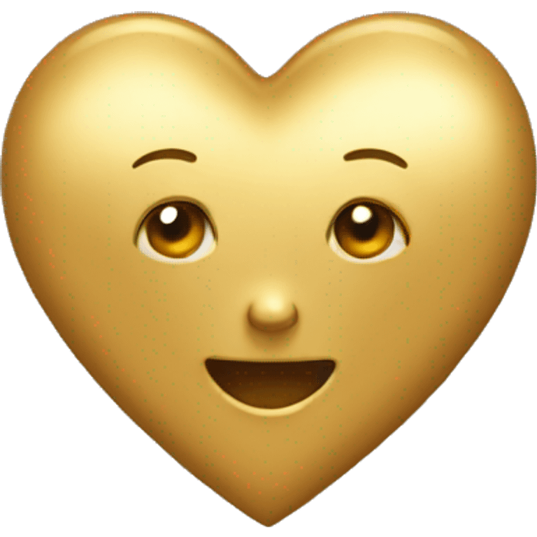 golden heart  emoji