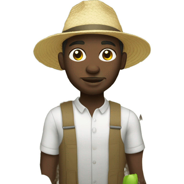 NIGERIAN MAN FARMING emoji