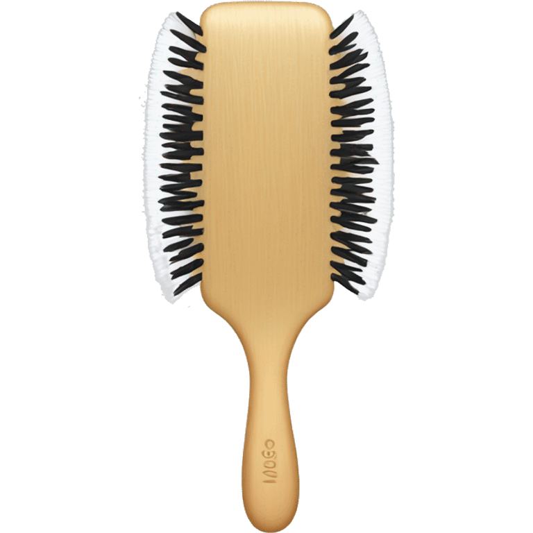 white hairbrush emoji