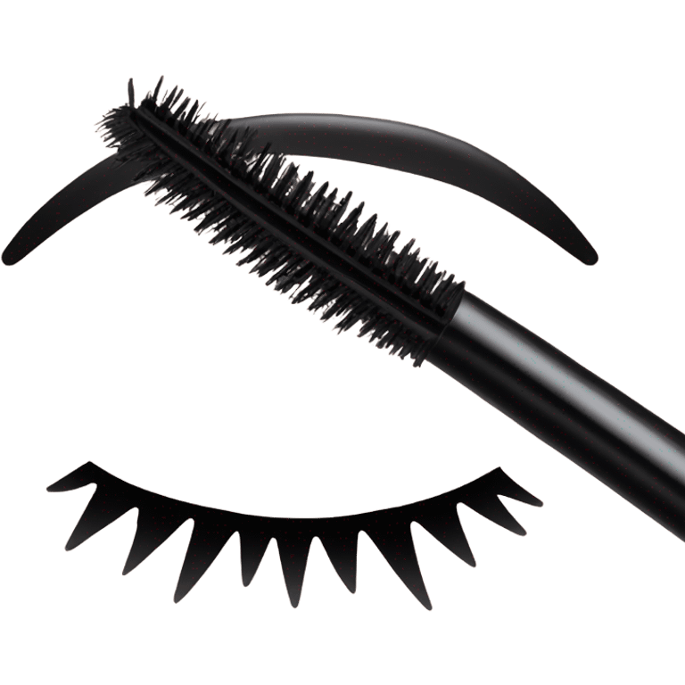 black mascara wand emoji