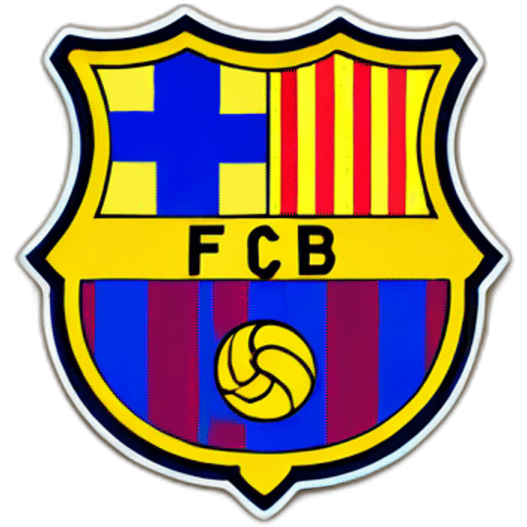 Fc Barcelone logo emoji