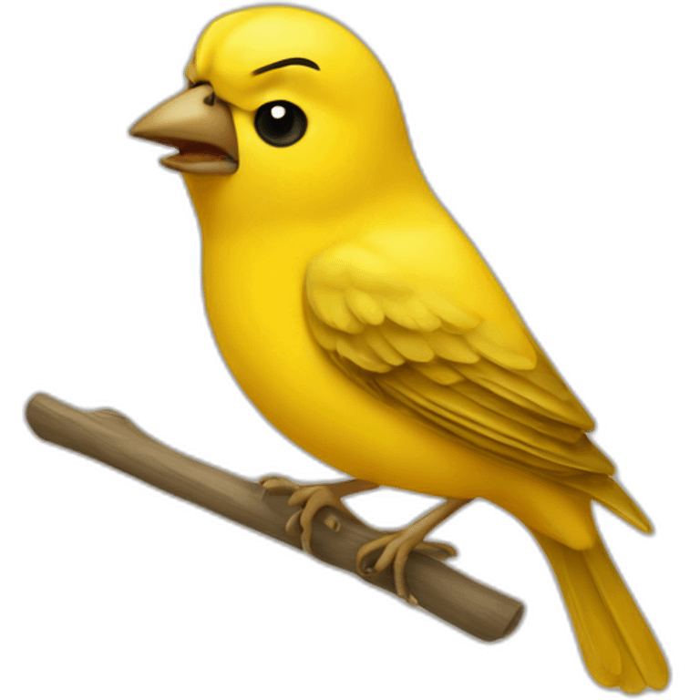 canary singing emoji