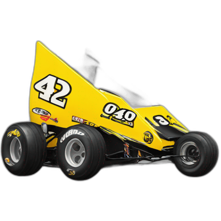 Sprint car emoji