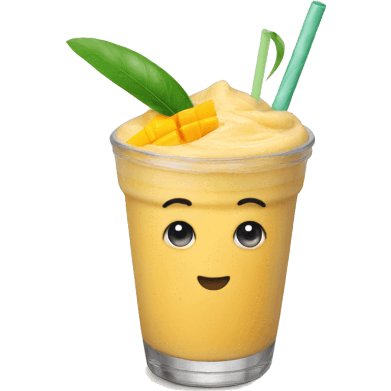 mango smoothie emoji