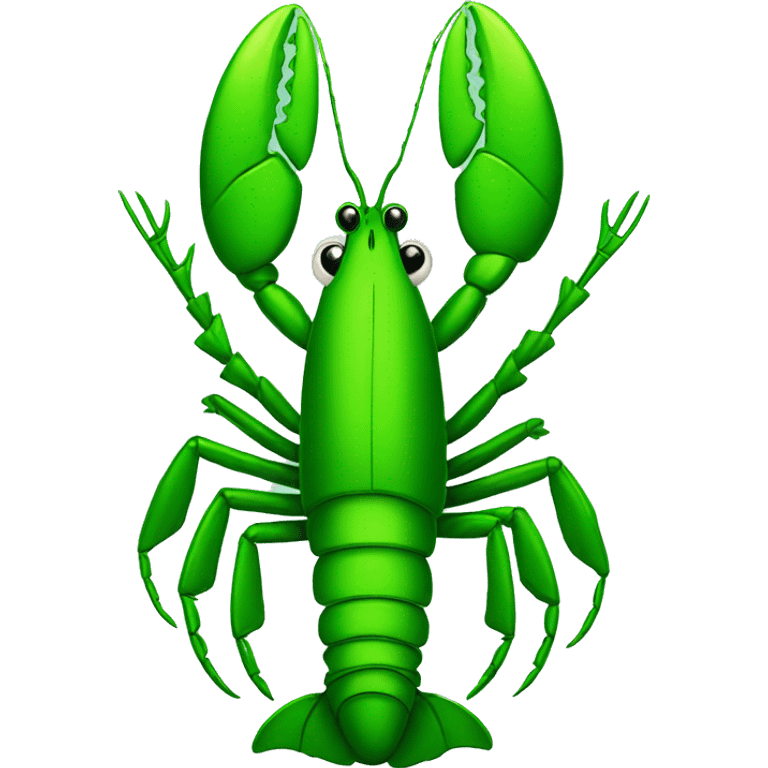 Green lobster  emoji