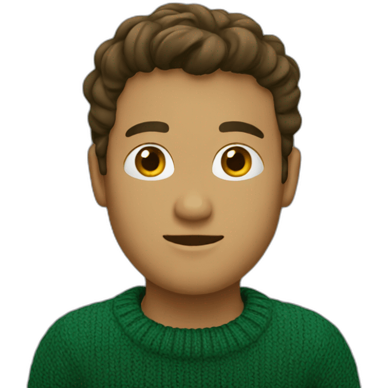 Dark green sweater emoji