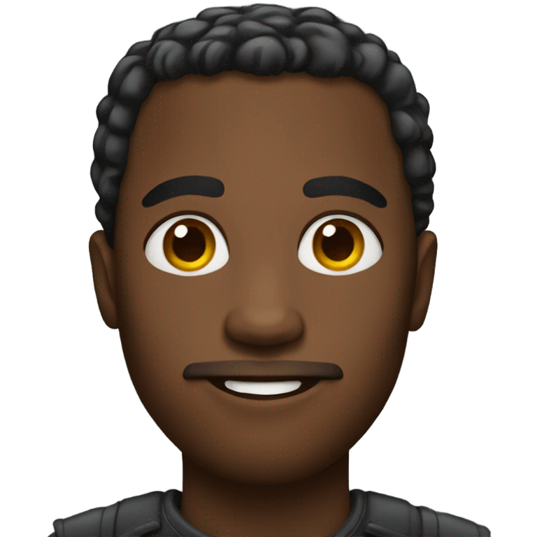 black man emoji