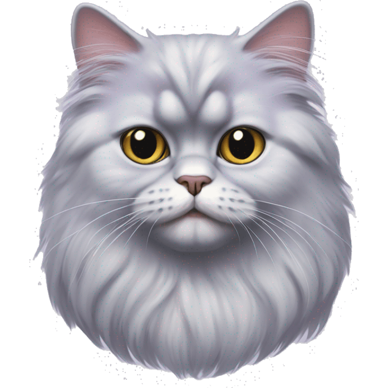 Lilac Persian cat emoji