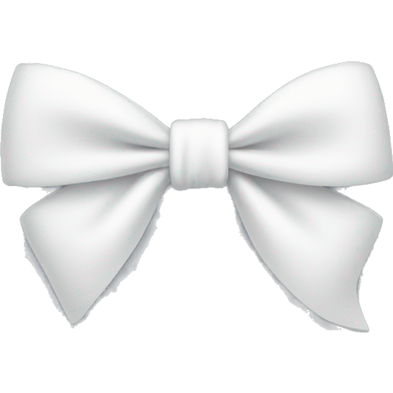 white bow emoji