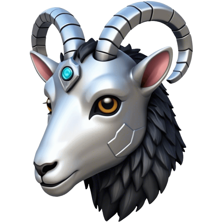 Cybernetic Ram(Goat) head  emoji