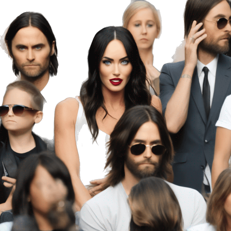 Megan fox with Jared Leto emoji