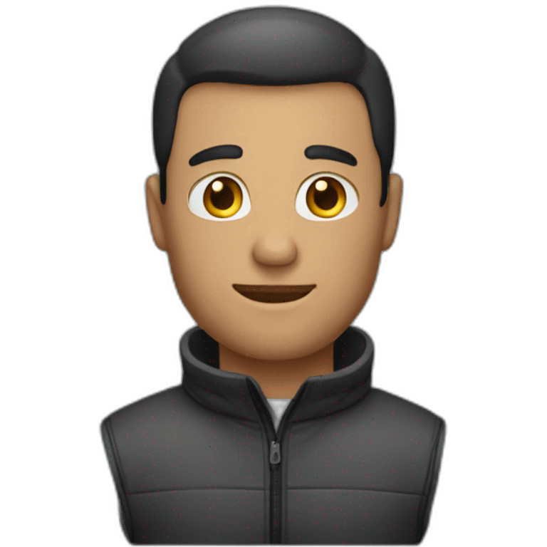 man wearing gloves medium body emoji